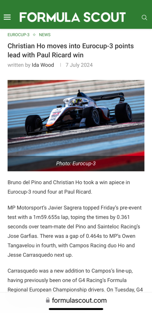 Christian Ho Eurocup 3